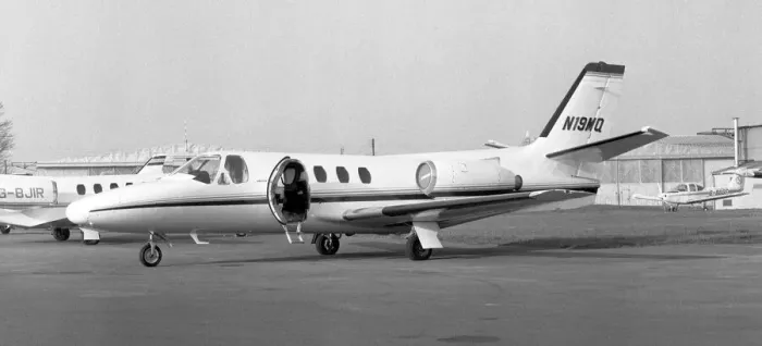 Framed Print : Cessna 500 Citation I N19MQ Framed Print : Cessna 500 Citation I N19MQ