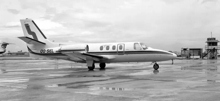 Framed Print : Cessna 500 Citation I OO-SEL Framed Print : Cessna 500 Citation I OO-SEL