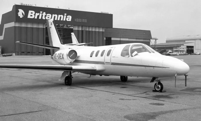 Framed Print : Cessna 500 Citation I SE-DEX Framed Print : Cessna 500 Citation I SE-DEX