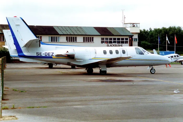 Framed Print : Cessna 500 Citation I SE-DEZ Framed Print : Cessna 500 Citation I SE-DEZ