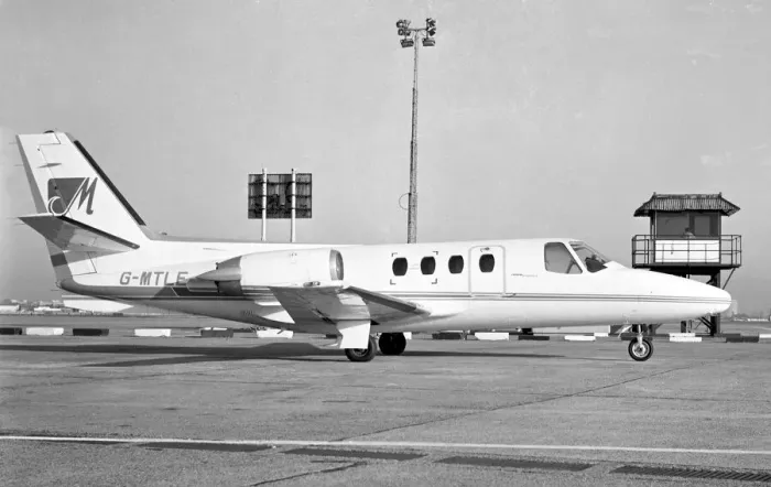 Framed Print : Cessna 501 Citation I SP G-MTLE Framed Print : Cessna 501 Citation I SP G-MTLE