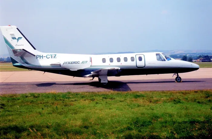 Framed Print : Cessna 550 Citation II PH-CTZ Framed Print : Cessna 550 Citation II PH-CTZ