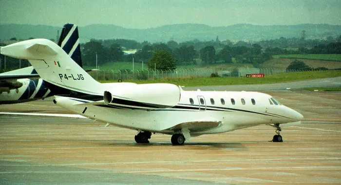 Framed Print : Cessna 750 Citation-X P4-LJG Framed Print : Cessna 750 Citation-X P4-LJG