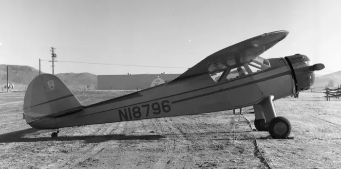 Framed Print : Cessna C-165 N18796 Framed Print : Cessna C-165 N18796