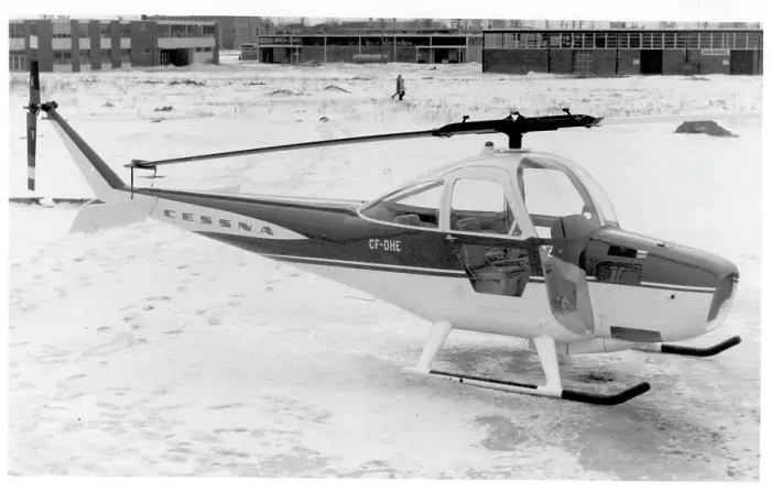 Framed Print : Cessna CH-1A Skyhook CF-OHE Framed Print : Cessna CH-1A Skyhook CF-OHE
