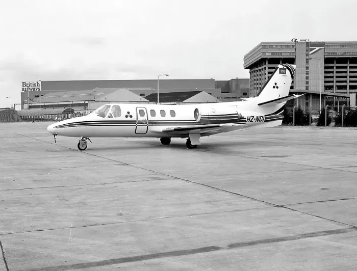 Framed Print : Cessna Citation I HZ-NCI Framed Print : Cessna Citation I HZ-NCI