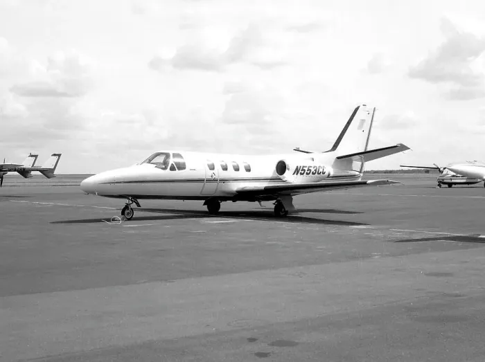 Framed Print : Cessna Citation I N553CC Framed Print : Cessna Citation I N553CC