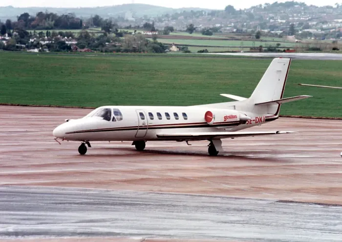 Framed Print : Cessna S550 Citation SII SE-DKI Framed Print : Cessna S550 Citation SII SE-DKI