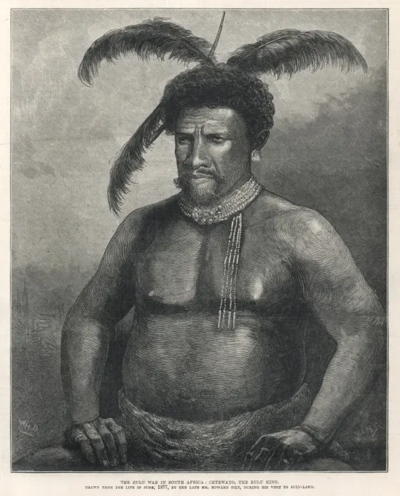 Framed Print : Cetewayo / Zulu / Iln 1879 Framed Print : Cetewayo / Zulu / Iln 1879