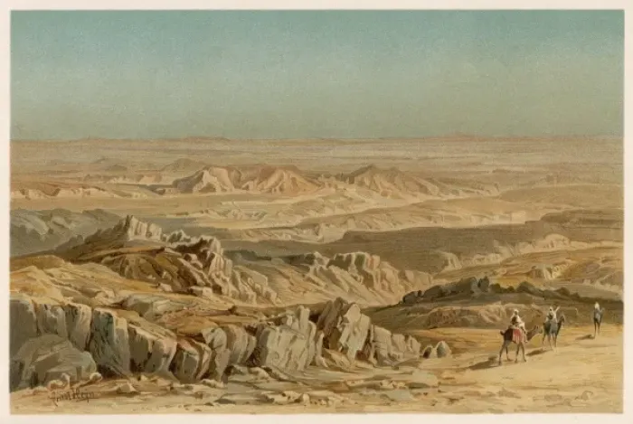 Framed Print : Chad / Sahara Desert 1891 Framed Print : Chad / Sahara Desert 1891