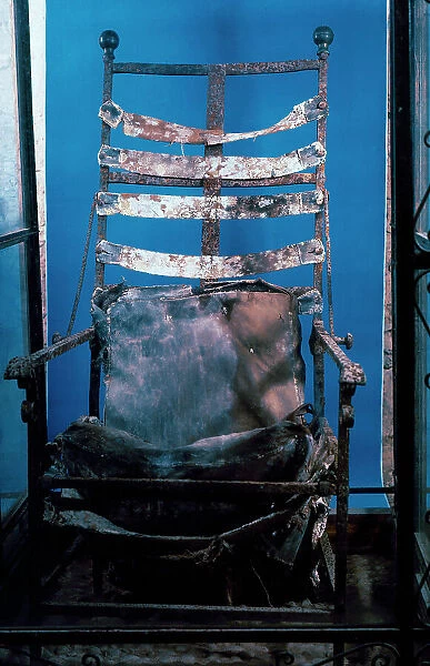 Chair in which died Mariano Alvarez de Castro (1749-1810). S