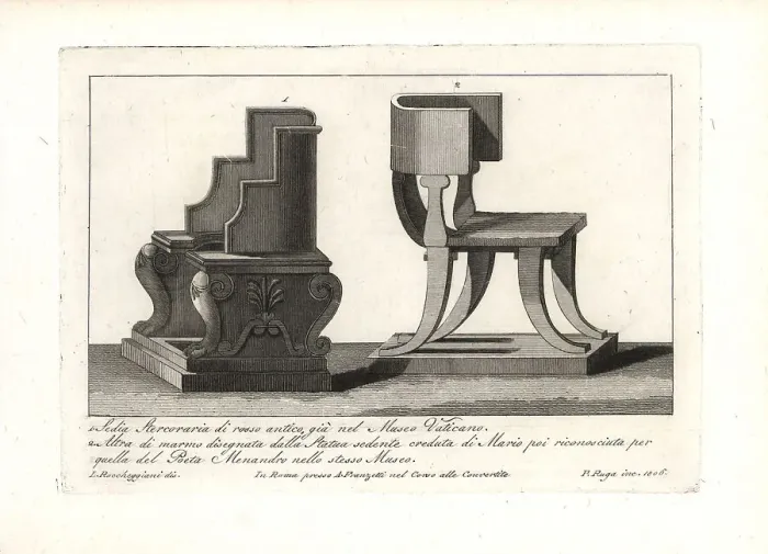 Framed Print : Chairs in the Vatican Museum Framed Print : Chairs in the Vatican Museum