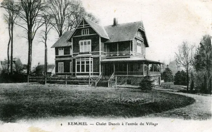 Framed Print : Chalet Danois, Kemmel, West Flanders Framed Print : Chalet Danois, Kemmel, West Flanders