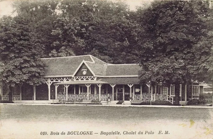 Framed Print : Chalet du Polo at Bagatelle in the Bois de Boulogne Framed Print : Chalet du Polo at Bagatelle in the Bois de Boulogne