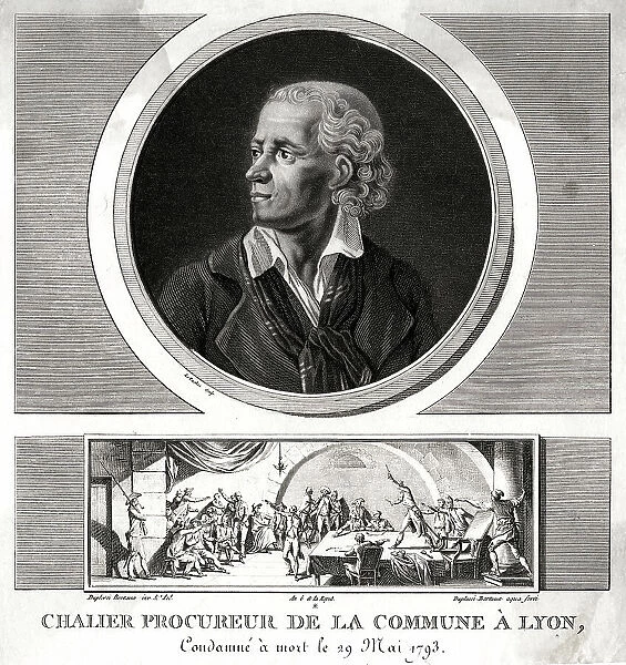 CHALIER. MARIE JOSEPH CHALIER (1747 - 1793), Italian-French revolutionary