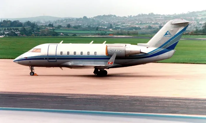 Framed Print : Challenger 601 C-FAAL Framed Print : Challenger 601 C-FAAL