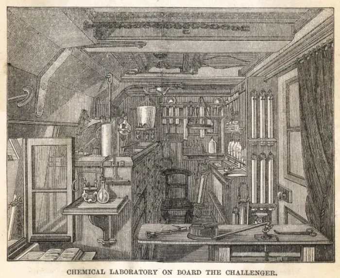 Framed Print : Challenger Chemical Lab Framed Print : Challenger Chemical Lab