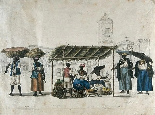 CHAMBERLAIN, Henry (1796-1844). Fruit sellers