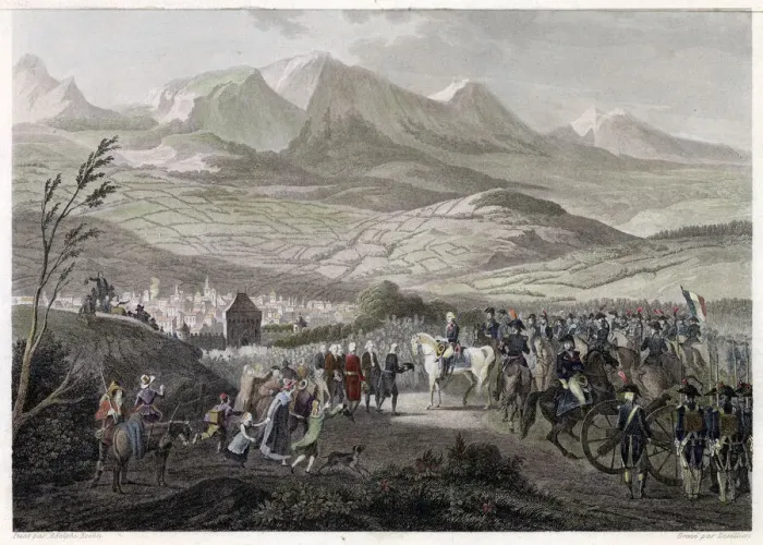 Framed Print : CHAMBERY (Savoie) The city yields to the French Revolutionary Army Date Framed Print : CHAMBERY (Savoie) The city yields to the French Revolutionary Army Date