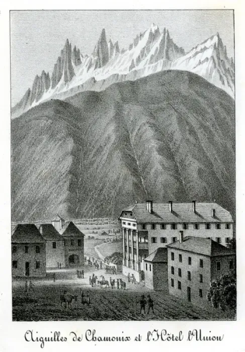 Framed Print : Chamonix and Mont Blanc, France Framed Print : Chamonix and Mont Blanc, France