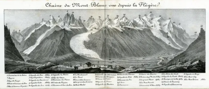 Framed Print : Chamonix and Mont Blanc, France Framed Print : Chamonix and Mont Blanc, France