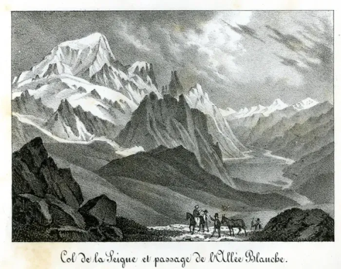 Framed Print : Chamonix and Mont Blanc, France Framed Print : Chamonix and Mont Blanc, France