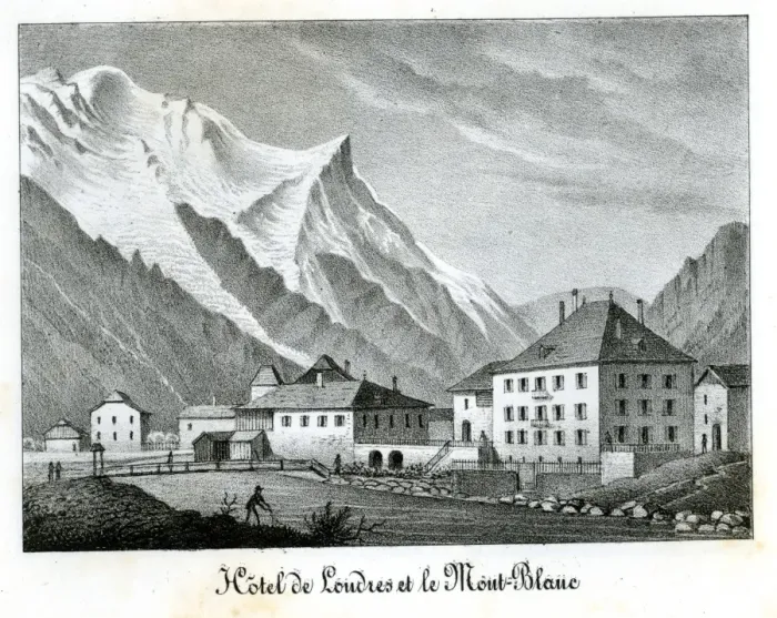 Framed Print : Chamonix and Mont Blanc, France Framed Print : Chamonix and Mont Blanc, France