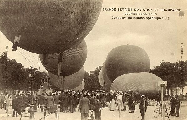Champagne, France - Balloon Exhibition