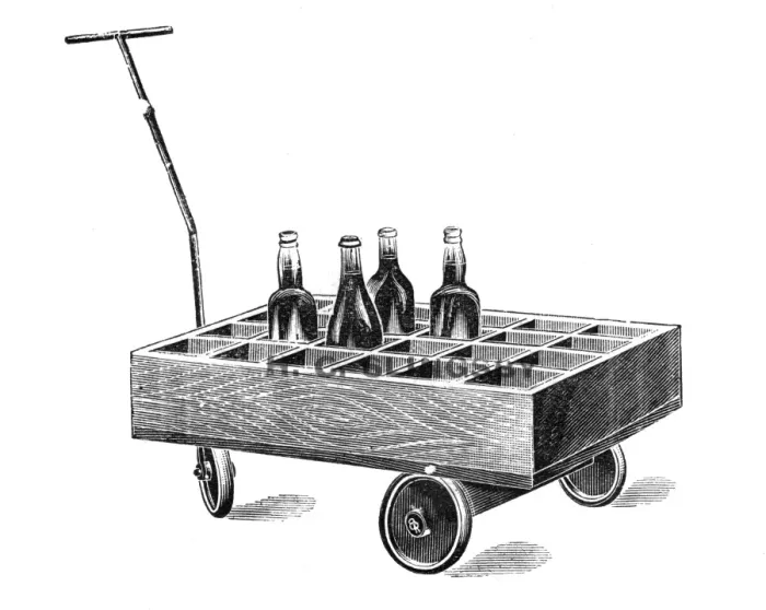 Framed Print : Champagne Trolley Framed Print : Champagne Trolley