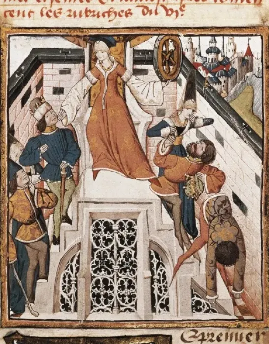 Framed Print : CHAMPION DES DAMES, Master of (s. XV). Des Hommes Framed Print : CHAMPION DES DAMES, Master of (s. XV). Des Hommes