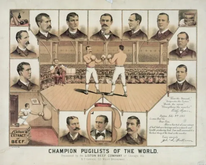 Framed Print : Champion pugilists of the world Framed Print : Champion pugilists of the world