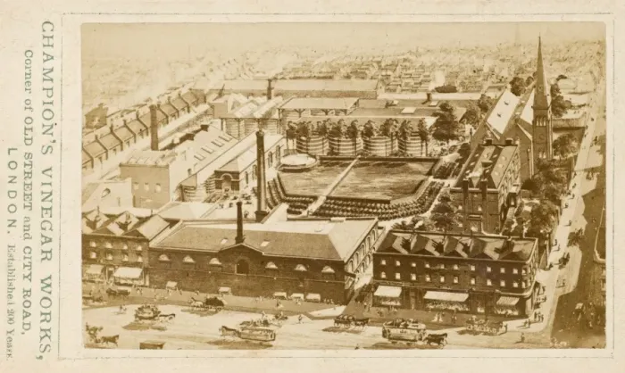 Framed Print : Champions Vinegar Works, London Framed Print : Champions Vinegar Works, London