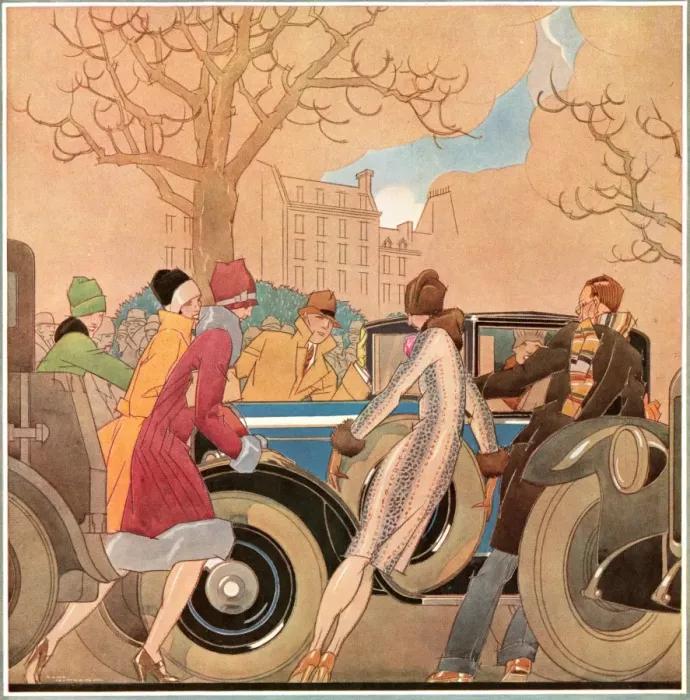 Framed Print : Champs Elysees Breakdown Framed Print : Champs Elysees Breakdown