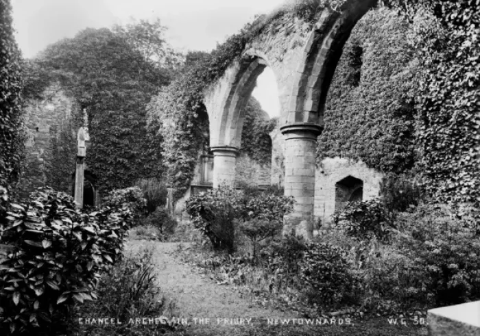 Framed Print : Chancel Arches in the Priory, Newtownards Framed Print : Chancel Arches in the Priory, Newtownards