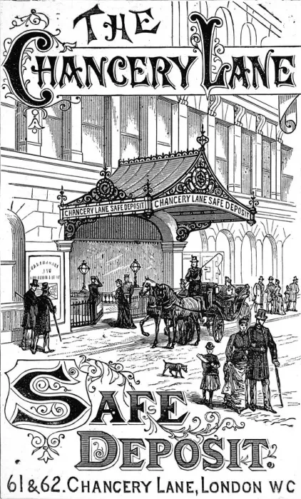 Framed Print : The Chancery Lane Safe Deposit, 1891 Framed Print : The Chancery Lane Safe Deposit, 1891