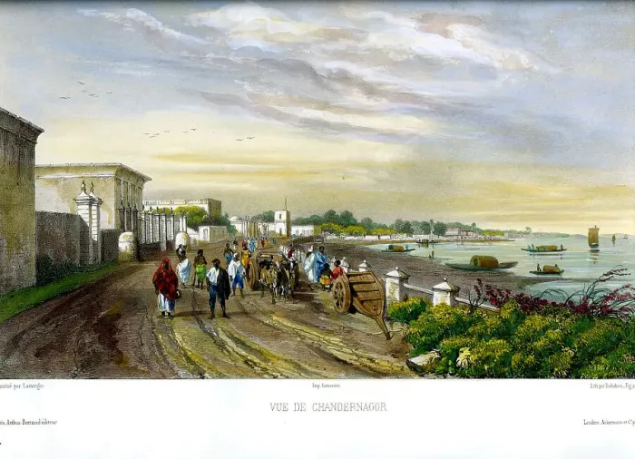 Framed Print : Chandernagor, India Framed Print : Chandernagor, India
