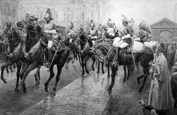 Framed Print : Changing of the Guard, Horse Guards Parade, London Framed Print : Changing of the Guard, Horse Guards Parade, London