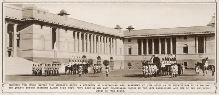 Framed Print : Changing Guard before the Viceroys House, New Delhi Framed Print : Changing Guard before the Viceroys House, New Delhi