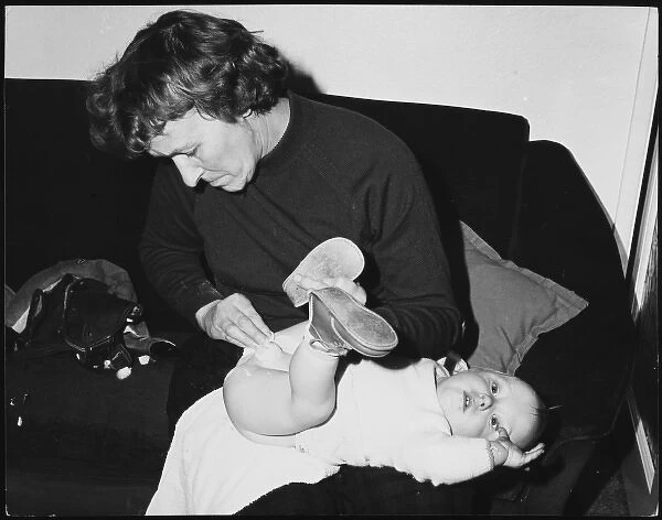 Changing a Nappy 1970S