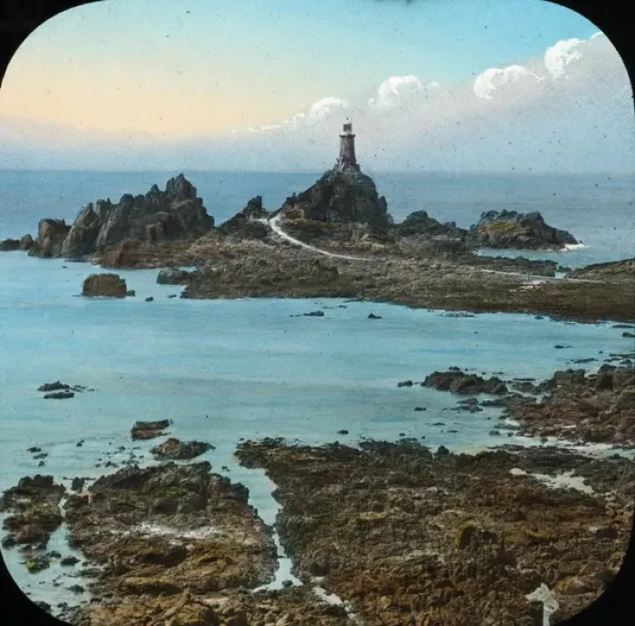 Framed Print : The Channel Islands - Corbiere Rocks Framed Print : The Channel Islands - Corbiere Rocks
