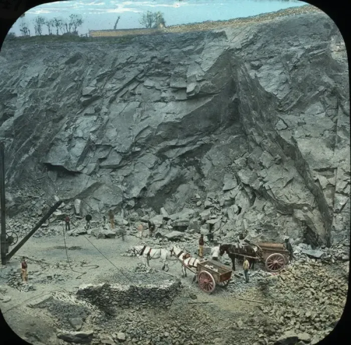 Framed Print : The Channel Islands - Granite Quarries Framed Print : The Channel Islands - Granite Quarries