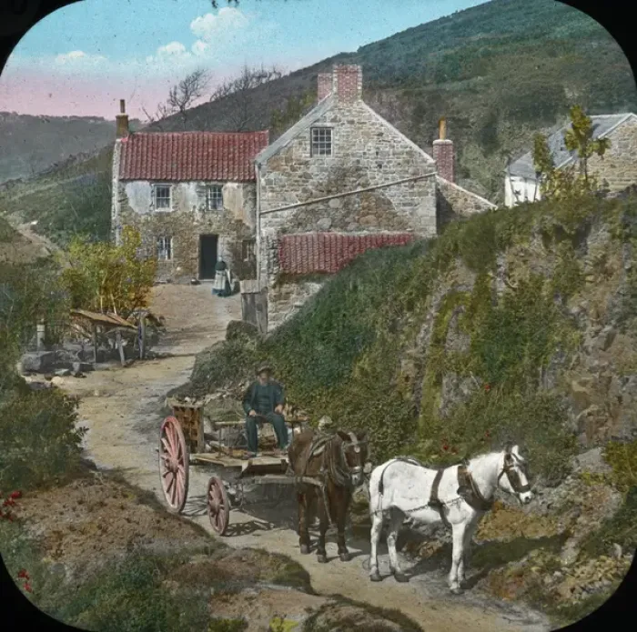 Framed Print : The Channel Islands - Jersey Farm House Framed Print : The Channel Islands - Jersey Farm House