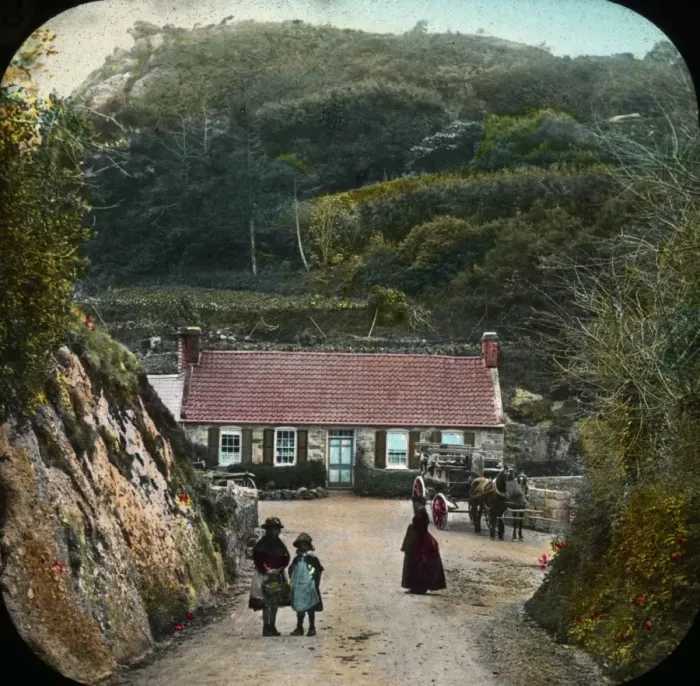 Framed Print : The Channel Islands - Rozel Bay Cottage Framed Print : The Channel Islands - Rozel Bay Cottage