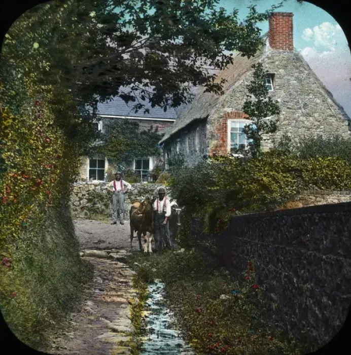 Framed Print : The Channel Islands - Water Lane Framed Print : The Channel Islands - Water Lane