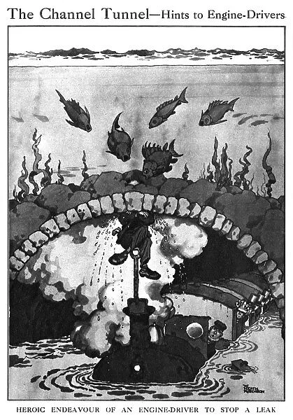 The Channel Tunnel - hints to engine drivers, Heath Robinson