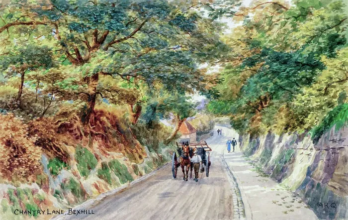 Framed Print : Chantry Lane, Bexhill on Sea, East Sussex Framed Print : Chantry Lane, Bexhill on Sea, East Sussex