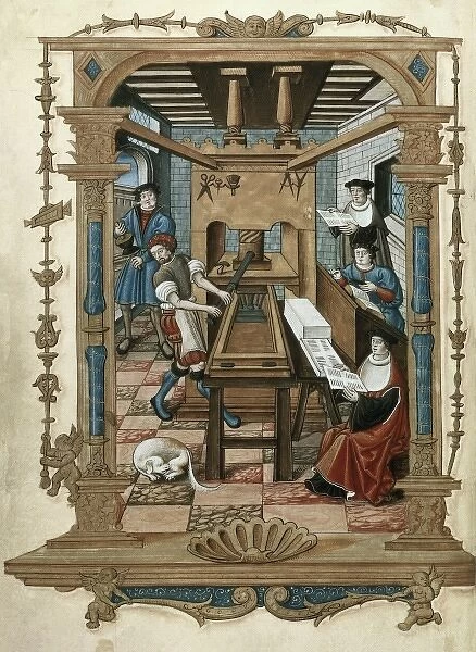 Chants Royaux sur la conception (15th c. ). Printing