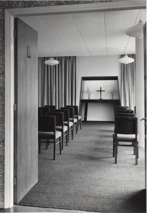 Framed Print : Chapel in Baden Powell House, London Framed Print : Chapel in Baden Powell House, London