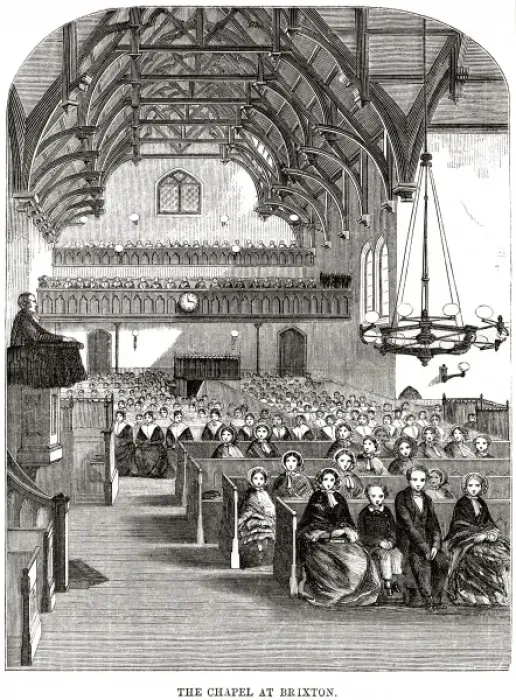 Framed Print : Chapel at Brixton Prison Framed Print : Chapel at Brixton Prison