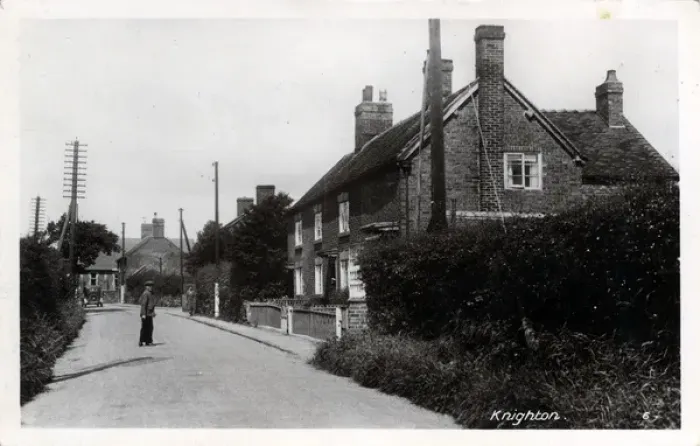 Framed Print : Chapel Lane, Knighton, Pipe Gate, England Framed Print : Chapel Lane, Knighton, Pipe Gate, England